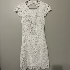 Lulu’s White Floral Dress